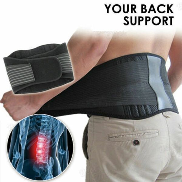 posture corrector support magnetic back support brace belt lumbar lower waist double adjustable painrelief for men women, Black;gray 
posture corrector support magnetic back support brace belt lumbar lower waist double adjustable painrelief for men women, Black;gray