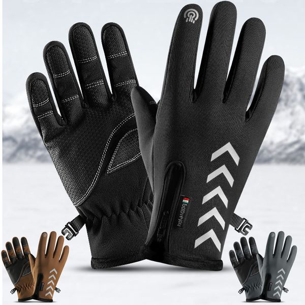 men women winter cold weather fishing gloves windproof waterproof sports running gloves touch screen ski hiking cycling, Black
men women winter cold weather fishing gloves windproof waterproof sports running gloves touch screen ski hiking cycling, Black