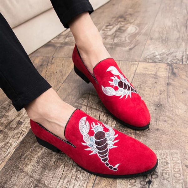 spring new club casual lazy human bean shoes men british tip embroidery hair stylist tide shoes men's small shoes, Black
spring new club casual lazy human bean shoes men british tip embroidery hair stylist tide shoes men's small shoes, Black