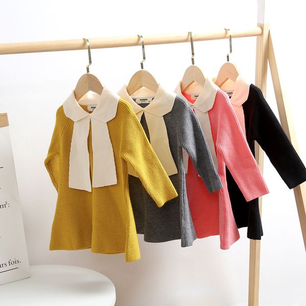 spring autumn baby girls dress knitted warm thick dress kids infant sweater children clothes for party wedding clothes, Red;yellow
spring autumn baby girls dress knitted warm thick dress kids infant sweater children clothes for party wedding clothes, Red;yellow