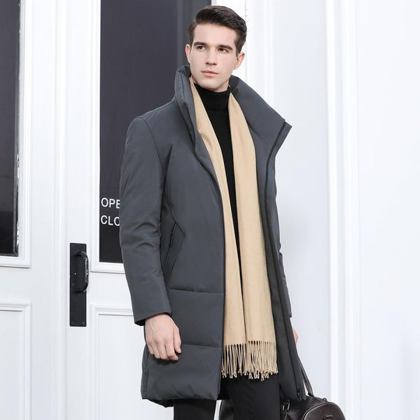 2018 autumn winter men's long business casual down jacket male thick warm white duck down parka male puffer brand-clothing coat, Black
2018 autumn winter men's long business casual down jacket male thick warm white duck down parka male puffer brand-clothing coat, Black