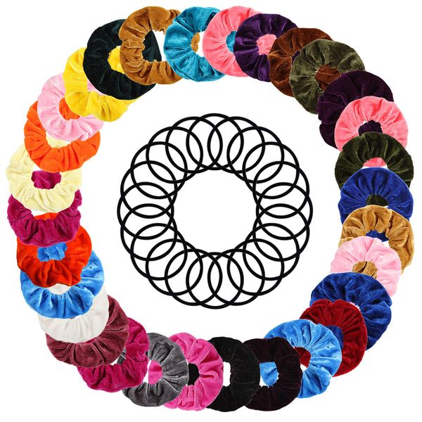 vintage hair scrunchies velvet scrunchie pack women elastic hair bands 21/36/41/45/50 pcs/set headwear rubber ties yjj1
vintage hair scrunchies velvet scrunchie pack women elastic hair bands 21/36/41/45/50 pcs/set headwear rubber ties yjj1