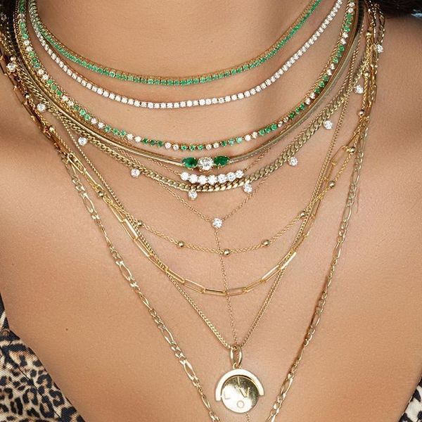 круглый искрящийся bling 3 цвета кубического циркония свадебные украшения для женщин теннис цепи колье античное золото цвет ожерелье t190620, Silver
круглый искрящийся bling 3 цвета кубического циркония свадебные украшения для женщин теннис цепи колье античное золото цвет ожерелье t190620, Silver