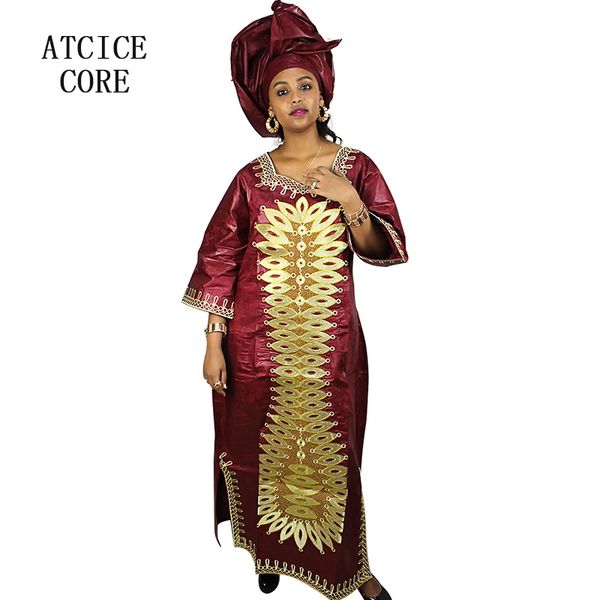 african dresses for women fashion design 100% cotton african basin riche embroidered design long dress, Red
african dresses for women fashion design 100% cotton african basin riche embroidered design long dress, Red