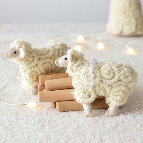 nordic christmas ornament handmade wool felt sheep christmas tree hanging decoration for home festive party supplies
nordic christmas ornament handmade wool felt sheep christmas tree hanging decoration for home festive party supplies
