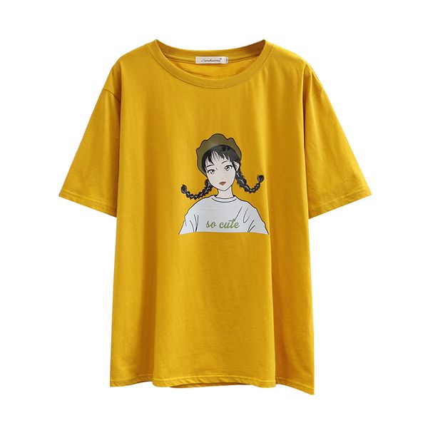 women summer t-shirt lady tees female cute beauty short sleeve preppy style fashion plus size l2-618, White
women summer t-shirt lady tees female cute beauty short sleeve preppy style fashion plus size l2-618, White