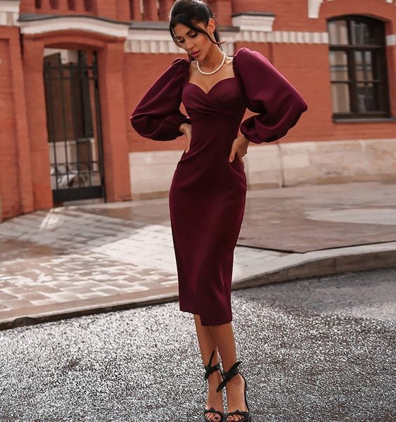 2020 new amazon style elegant temperament fashion dresses, waist bubble sleeve one-step skirt, long-sleeve dress women, Black
2020 new amazon style elegant temperament fashion dresses, waist bubble sleeve one-step skirt, long-sleeve dress women, Black