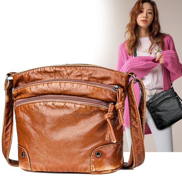 2020 new retro shoulder bag female fashion casual wild shoulder messenger bag simple trend multi-layer
2020 new retro shoulder bag female fashion casual wild shoulder messenger bag simple trend multi-layer