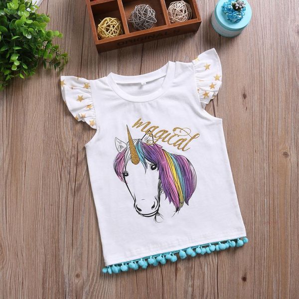 cute unicorn baby girl cotton short sleeve t-shirt matching outfits summer children clothing, Blue
cute unicorn baby girl cotton short sleeve t-shirt matching outfits summer children clothing, Blue