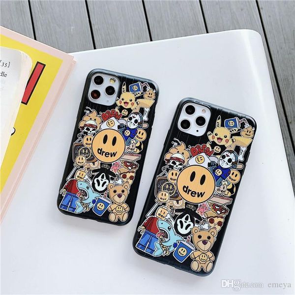 high luxury designer drew house soft silicon cover case for iphone 7 7plus 8 8plus x xr xs max 11 pro 3d emboss smiley face phone coque
high luxury designer drew house soft silicon cover case for iphone 7 7plus 8 8plus x xr xs max 11 pro 3d emboss smiley face phone coque