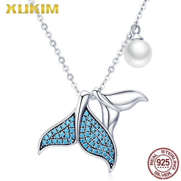 sn805 xukim jewelry pearl necklace 925 sterling silver jewelry necklaces fish tail mermaid tear pendant necklace
sn805 xukim jewelry pearl necklace 925 sterling silver jewelry necklaces fish tail mermaid tear pendant necklace