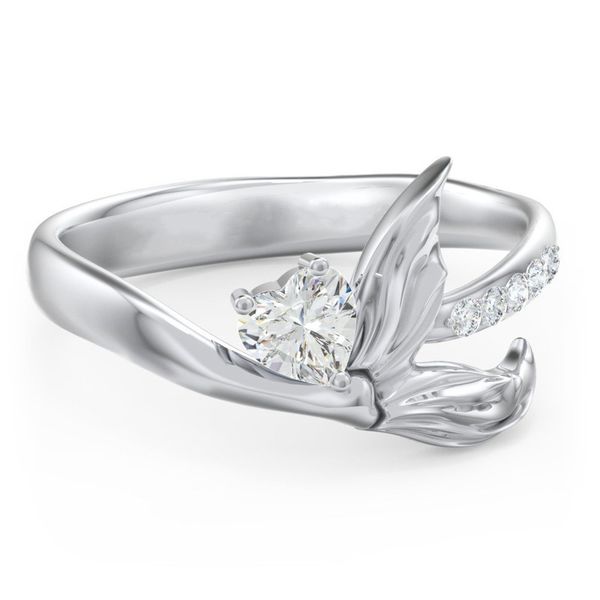 heart zircon creative mermaid tail finger rings for women birthday present for friends girls cocktail party jewelry 2019, Slivery;golden
heart zircon creative mermaid tail finger rings for women birthday present for friends girls cocktail party jewelry 2019, Slivery;golden
