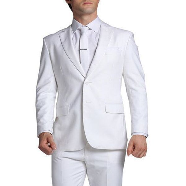 new arrival custom groom tuxedos white wedding suits for men notched lapel mens suits slim fit men jacket+pants, White;black
new arrival custom groom tuxedos white wedding suits for men notched lapel mens suits slim fit men jacket+pants, White;black