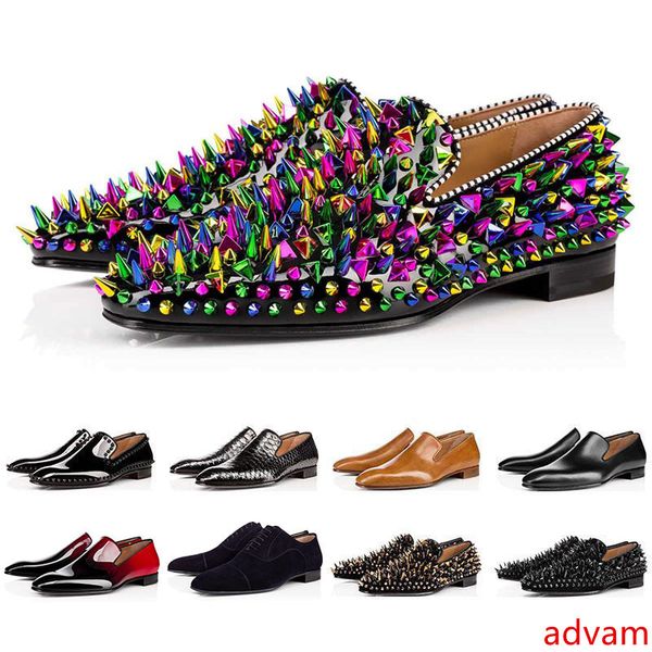 with luxury bottom designer s studded spikes brand mens dress shoes leather men party wedding lover sports sneakers 39-47
with luxury bottom designer s studded spikes brand mens dress shoes leather men party wedding lover sports sneakers 39-47