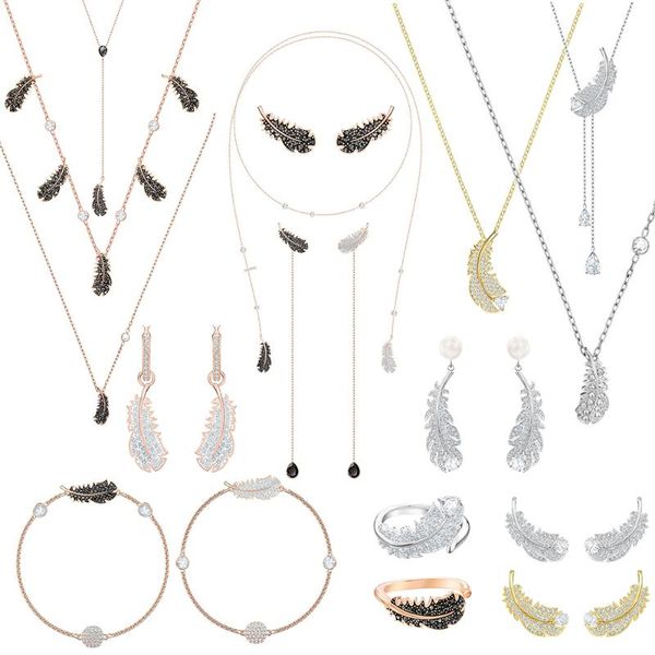 classic fashion new naughty set rose gold. white gold. trend feathers crystal gives girlfriend the romantic gift, Silver
classic fashion new naughty set rose gold. white gold. trend feathers crystal gives girlfriend the romantic gift, Silver