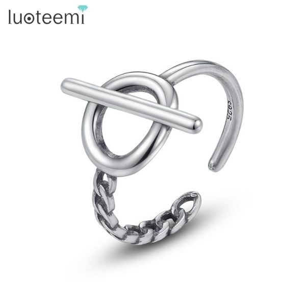 luoteemi brand design authentic 925 silver sterling geometric open rings for men women vintage punk style rings jewelry anillos
luoteemi brand design authentic 925 silver sterling geometric open rings for men women vintage punk style rings jewelry anillos