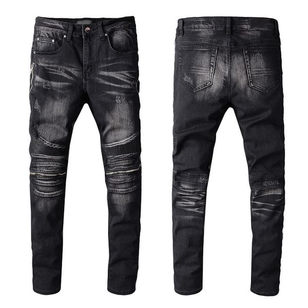 мужские дизайнерские джинсы рваные проблемные slim fit мотоцикл байкер джинсовые узкие джинсы с застежкой-молнией для человека хип-хоп джинс, Blue
мужские дизайнерские джинсы рваные проблемные slim fit мотоцикл байкер джинсовые узкие джинсы с застежкой-молнией для человека хип-хоп джинс, Blue