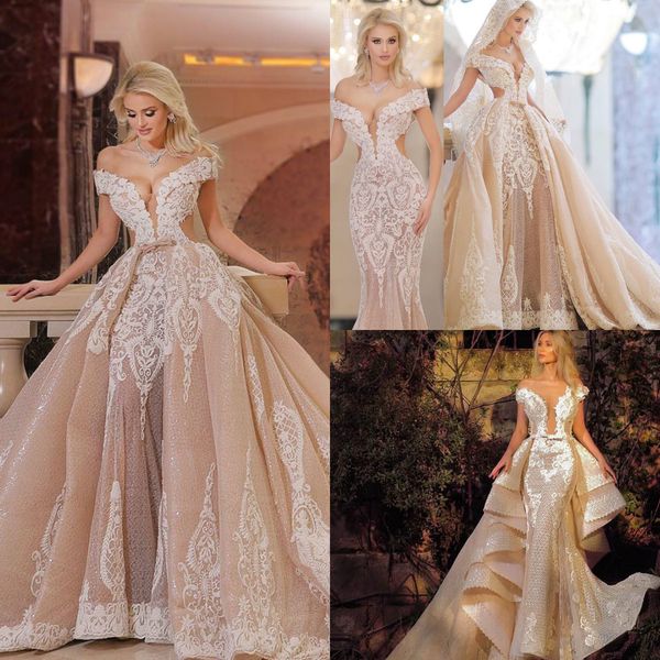 champagne mermaid wedding dresses with detachable train lace white appliqued court wedding dress boho robe de mariée plus size bridal gowns
champagne mermaid wedding dresses with detachable train lace white appliqued court wedding dress boho robe de mariée plus size bridal gowns