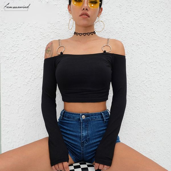 t shirt katoen off shoulder mode vrouwen tshirt t shirts ring lange mouw crop tee slash neck herfst, White
t shirt katoen off shoulder mode vrouwen tshirt t shirts ring lange mouw crop tee slash neck herfst, White