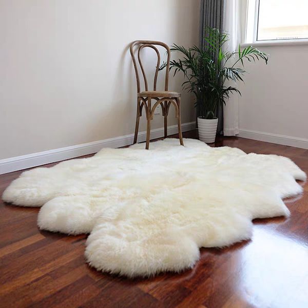carpets sexto genuine sheepskin pelt rug 150x180cm original from zealand in ivory color real decoration bed blanket
carpets sexto genuine sheepskin pelt rug 150x180cm original from zealand in ivory color real decoration bed blanket