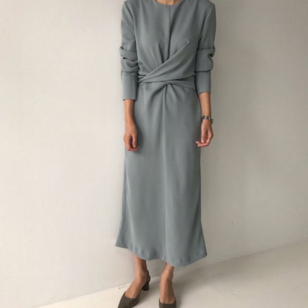women autumn cotton cross bandage long dress female long sleeve elegant wrap vestido robe femme sarafan jurken dames kleding, Black;gray
women autumn cotton cross bandage long dress female long sleeve elegant wrap vestido robe femme sarafan jurken dames kleding, Black;gray