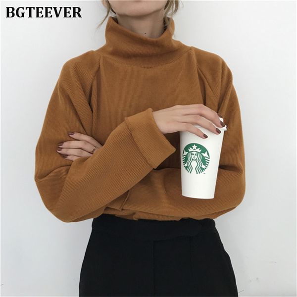 bgteever chic turtleneck thick knitted sweater women full sleeve knitted femme 2019 female winter sweater pullover jumpers, White;black
bgteever chic turtleneck thick knitted sweater women full sleeve knitted femme 2019 female winter sweater pullover jumpers, White;black