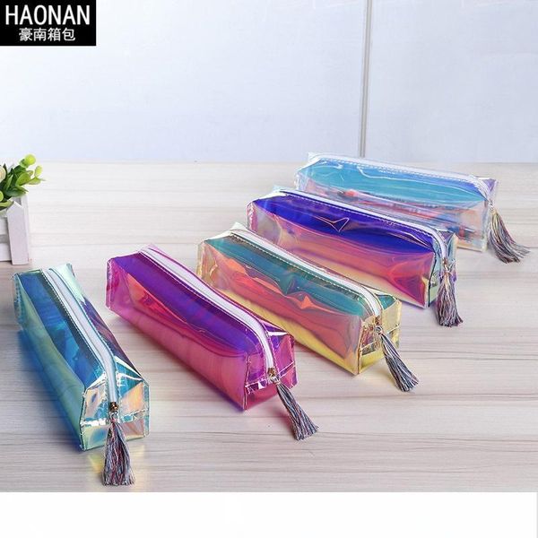 2018 pu laser fashion pencils bags zipper pencils case durable stationery pen box escolar papelaria
2018 pu laser fashion pencils bags zipper pencils case durable stationery pen box escolar papelaria