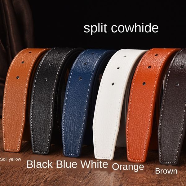 leather men's genuine leather unleaded youth smooth buckle naked pure cow buckle body 3.7 belt belt headless, Black;brown
leather men's genuine leather unleaded youth smooth buckle naked pure cow buckle body 3.7 belt belt headless, Black;brown
