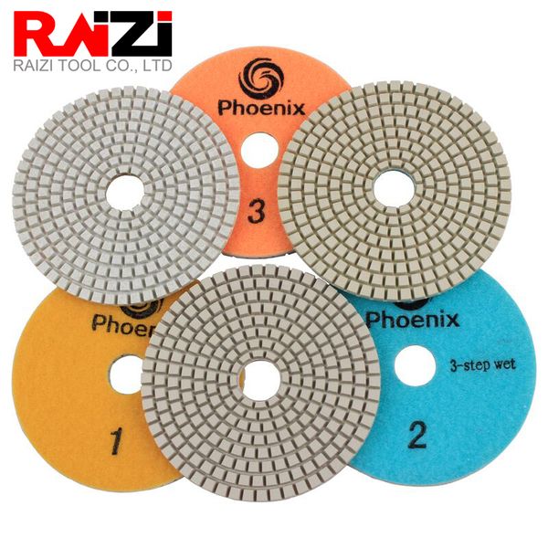 raizi 4 inch/100 mm 3 step diamond polishing pads set wet use for granite marble stone grit 1-3 sanding disc
raizi 4 inch/100 mm 3 step diamond polishing pads set wet use for granite marble stone grit 1-3 sanding disc