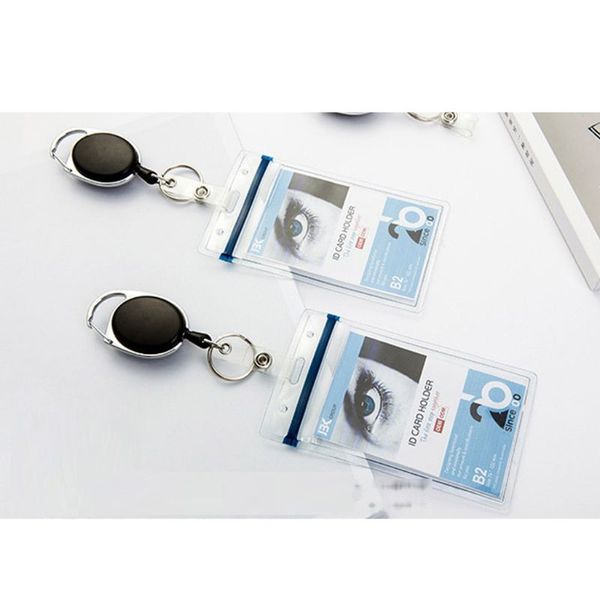 10 pack retractable badge id card holders with carabiner reel clip key chain e15e, Silver
10 pack retractable badge id card holders with carabiner reel clip key chain e15e, Silver
