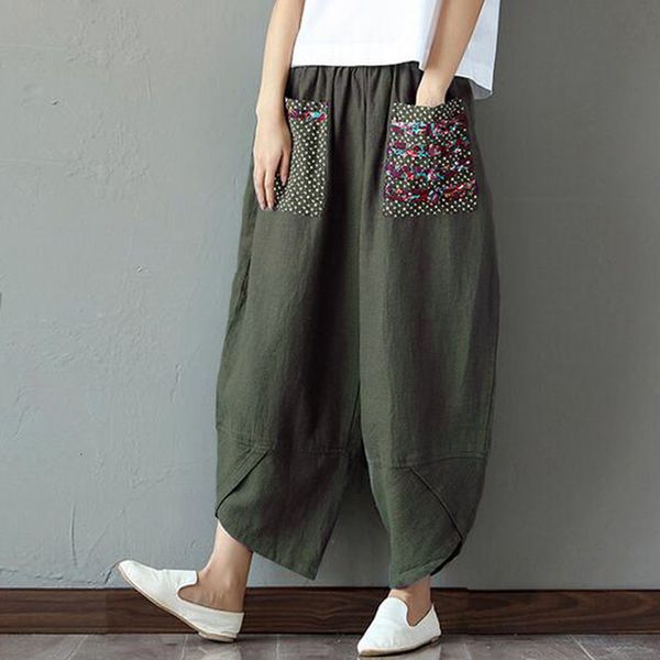 casual pants autumn print pockets women elastic waist loose long trousers linen harem pants cotton casual splice pantalon, Black;white
casual pants autumn print pockets women elastic waist loose long trousers linen harem pants cotton casual splice pantalon, Black;white