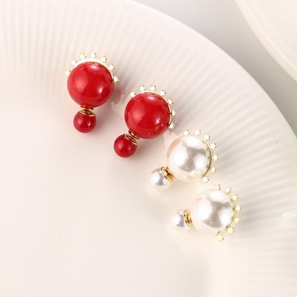 wybu fashion double ball red cherry stud erring for women round pearl with golden star pendant earring jewelry gift for friend, Golden;silver
wybu fashion double ball red cherry stud erring for women round pearl with golden star pendant earring jewelry gift for friend, Golden;silver