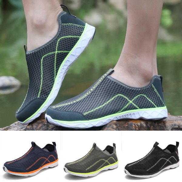 muqgew casual shoes men summer outdoor mens plus size footwear quick drying water shoes mesh walk creek flats diving man, Black
muqgew casual shoes men summer outdoor mens plus size footwear quick drying water shoes mesh walk creek flats diving man, Black