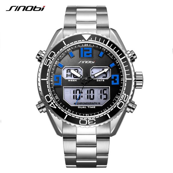 sinobi mens analog quartz watch sport dual display chronograph for male waterproof stainless man watches clock relogio masculino, Slivery;brown
sinobi mens analog quartz watch sport dual display chronograph for male waterproof stainless man watches clock relogio masculino, Slivery;brown