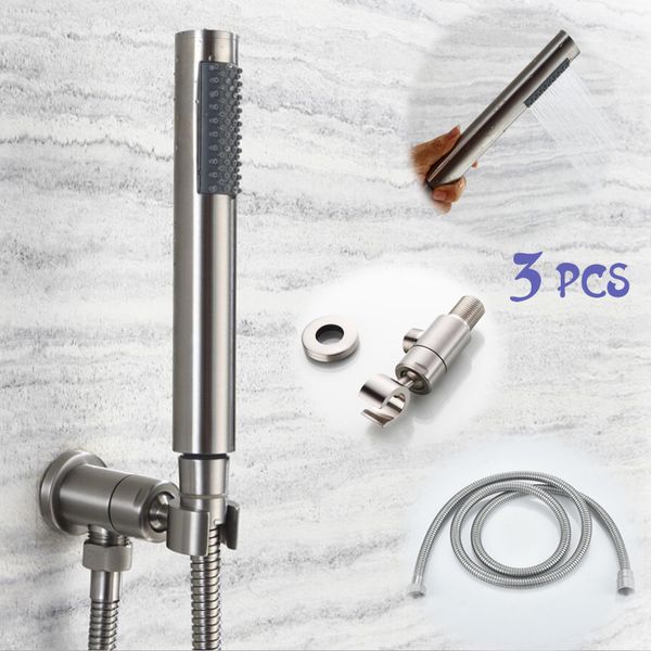 hi304 stainless steel 3 pcs conceal shower spray set in wall mounted round shape handheld shower head with holder and hose
hi304 stainless steel 3 pcs conceal shower spray set in wall mounted round shape handheld shower head with holder and hose