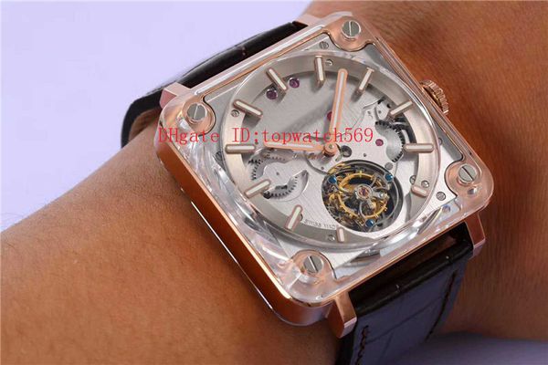 br-x2 watch real tourbillon watch cal.380 automatic mechanical 28800 vph 18k rosegold stainless steel sapphire crystal super luminiscent, Slivery;brown
br-x2 watch real tourbillon watch cal.380 automatic mechanical 28800 vph 18k rosegold stainless steel sapphire crystal super luminiscent, Slivery;brown