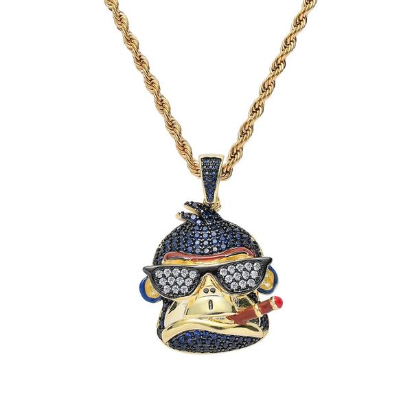 hip hop jewelry brass cz funny monkey smoking pendant&necklace for men and women cn173, Silver
hip hop jewelry brass cz funny monkey smoking pendant&necklace for men and women cn173, Silver