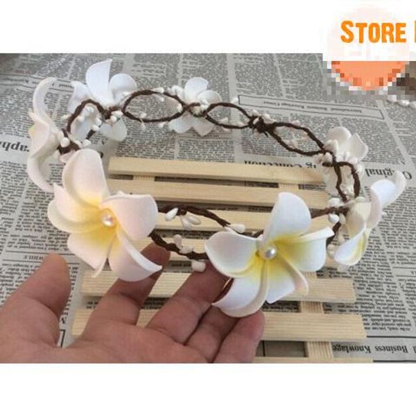 bride bridesmaid flower wreath wrist ornaments accessories frangipani bride flower crown hawaii garland *
bride bridesmaid flower wreath wrist ornaments accessories frangipani bride flower crown hawaii garland *