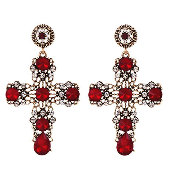 zhini bohemia classic cross dangle earrings for women vintage 4 colors zircon long drop earring 2019 jewelry party gift brincos, Silver
zhini bohemia classic cross dangle earrings for women vintage 4 colors zircon long drop earring 2019 jewelry party gift brincos, Silver