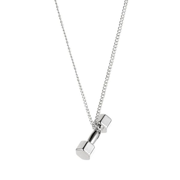 punk women necklace alloy couple sports style male fitness accessories bodybuilding weightlifting pendant necklace, Silver
punk women necklace alloy couple sports style male fitness accessories bodybuilding weightlifting pendant necklace, Silver
