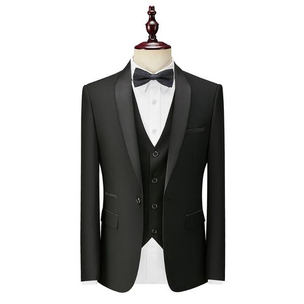 3 шт slim fit мужские костюмы для свадьбы смокинги с отворотом шали черный формальный костюм жениха комплект куртка брюки жилет готов в нали, White;black
3 шт slim fit мужские костюмы для свадьбы смокинги с отворотом шали черный формальный костюм жениха комплект куртка брюки жилет готов в нали, White;black