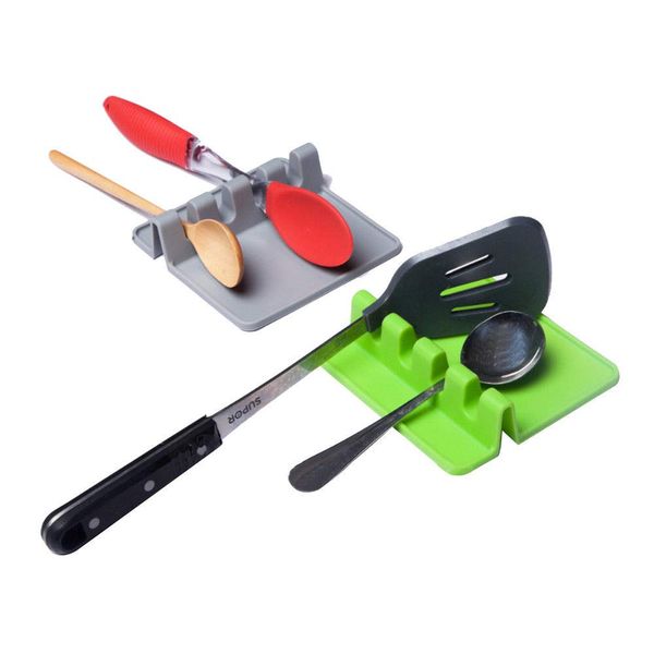 Silicone Spoon Rest Heat Resistant Tool Kitchen Utensil Spatula Holder Soup Pot Fixing Clip Cooking Tools Rack Storage Organizer
Silicone Spoon Rest Heat Resistant Tool Kitchen Utensil Spatula Holder Soup Pot Fixing Clip Cooking Tools Rack Storage Organizer