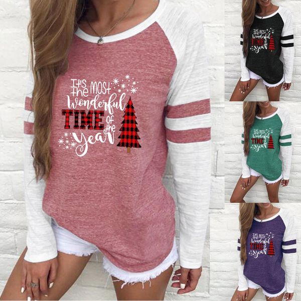 women's blouses & shirts womail purple women s 2021 christmas patchwork print fashion o-neck casual female long sleeve blouse, White
women's blouses & shirts womail purple women s 2021 christmas patchwork print fashion o-neck casual female long sleeve blouse, White