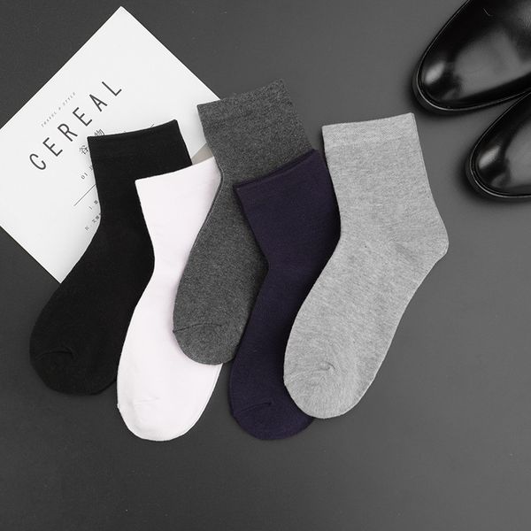 men's socks 1 pairs of pure color medium tube, spring and summer business, breathable cotton socks, leisure anti sweat, Black
men's socks 1 pairs of pure color medium tube, spring and summer business, breathable cotton socks, leisure anti sweat, Black
