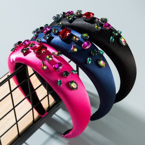 hair accessories fashion diamond gem padded headband for women solid color rhinestone sponge hairband bezel
hair accessories fashion diamond gem padded headband for women solid color rhinestone sponge hairband bezel