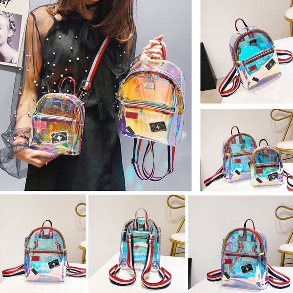 new fashion girl clear transparent see through pvc mini backpack school book bag laser jelly transparent backpack
new fashion girl clear transparent see through pvc mini backpack school book bag laser jelly transparent backpack