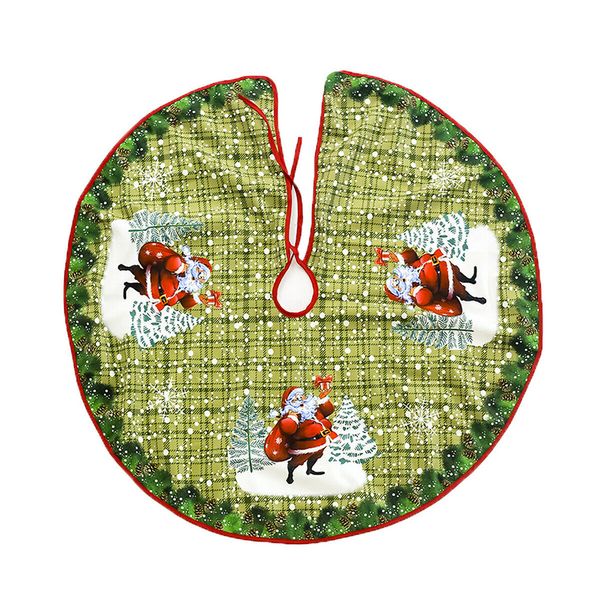 90 cm santa claus christmas tree skirt home protective festival elk holiday decorative cartoon atmosphere practical floor mat
90 cm santa claus christmas tree skirt home protective festival elk holiday decorative cartoon atmosphere practical floor mat