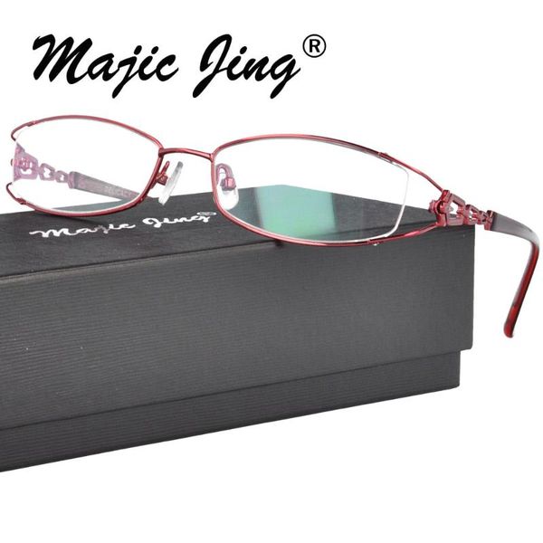 magic jing metal prescription spectacles optical frames eyewear eyeglasses 2194, Black
magic jing metal prescription spectacles optical frames eyewear eyeglasses 2194, Black
