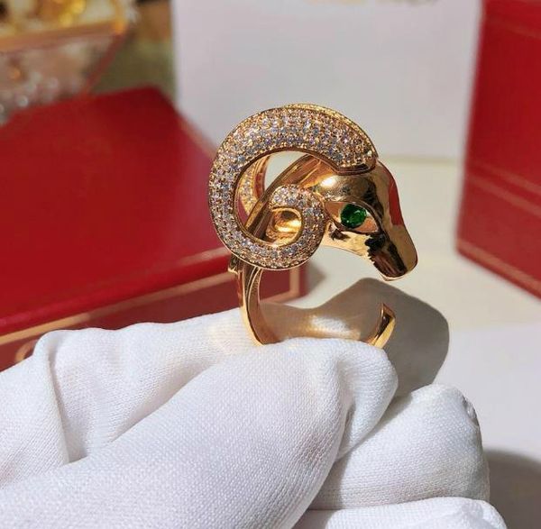 male and female domineering ring designer animal sheep head ring with logo rose gold gold and silver 3 colors
male and female domineering ring designer animal sheep head ring with logo rose gold gold and silver 3 colors