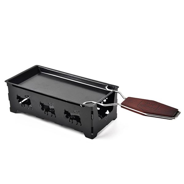 portable swiss cheese raclette oven non-stick butter cheese baking pan bbq dish durable baking tray stove set
portable swiss cheese raclette oven non-stick butter cheese baking pan bbq dish durable baking tray stove set